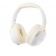 Porodo Soundtec Eclipse Wireless Headphone High-Clarity Mic With ENC Environment Noise Cancellation (White & Gold)